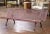 Early 20th Century French Painted Iron Garden Bench With Perforated Seat For Sale - Image 4 of 7