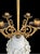 Vintage Huge Marbro Style Porcelain Urn Candleabra Style Raised Leaf Brass Table Lamp For Sale - Image 10 of 12