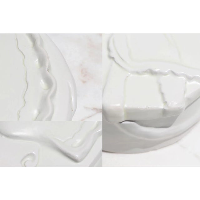 Contemporary Cuttlefish Large Earthenware Box, Portuguese Design Project For Sale - Image 10 of 13