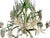 Vintage Italian Tole Daisy Chandelier - 6 Arms For Sale - Image 11 of 14