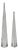 Charles Hollis Jones Signed Lucite Obelisk Sculptures, Pair, 1974 For Sale