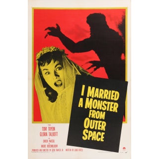 I Married A Monster From Outer Space Original US One Sheet Movie Poster, 1958 For Sale
