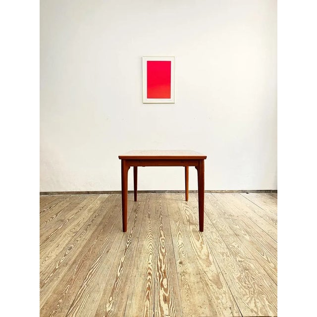 Dimensions 120/170/220 x 85 x 73.5 cm Very elegant dining table in a version made of beautiful teak, designed by Grete...