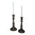 Pair of Antique Victorian Rococo Revival Silverplate Candlesticks, 12 Inches Tall For Sale