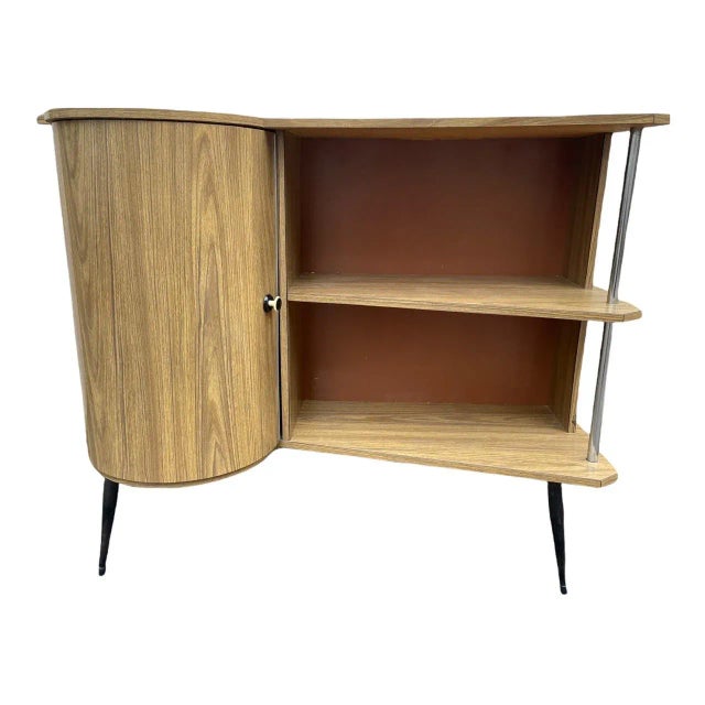 Mid-Century Modern Bar Console in Formica, 1950s For Sale - Image 3 of 12