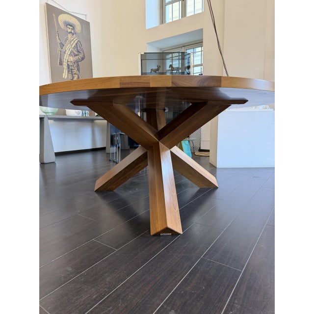 Cassina La Rotonda Model Round Table by Mario Bellini for Cassina, 1970 For Sale - Image 4 of 8