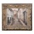 19th Century European Old Town Street Scene with Figure, Oil Painting in Ornate Gilt Frame For Sale