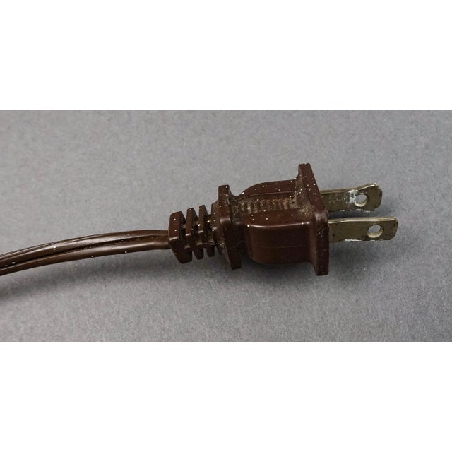 Vintage Mid 20th Century California Free Form Burl Root Wood Table Lamp For Sale - Image 10 of 10