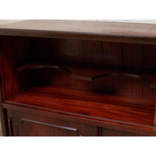 Vintage Rosewood Display Cabinet For Sale - Image 10 of 12