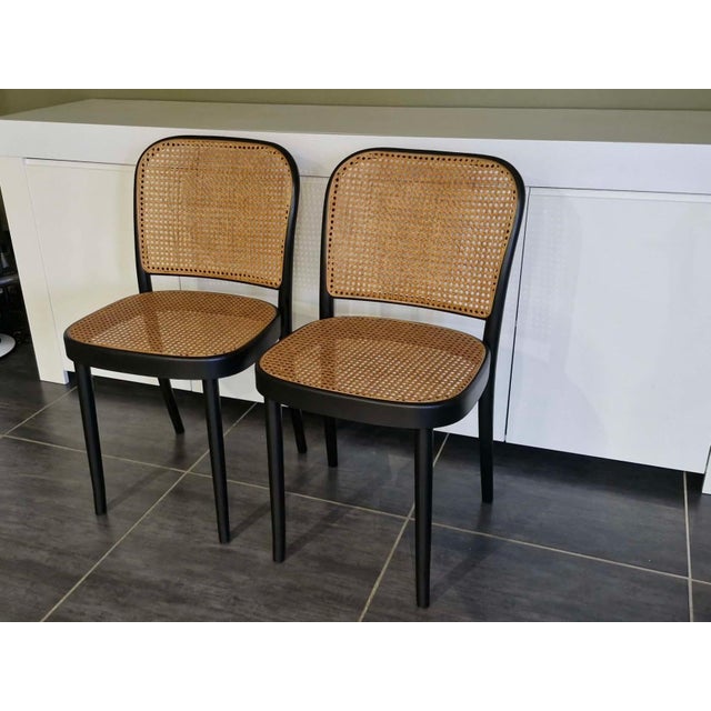 N811 Chairs attributed to Joseph Hoffmann for TON, 1990, Set of 2 For Sale - Image 11 of 11