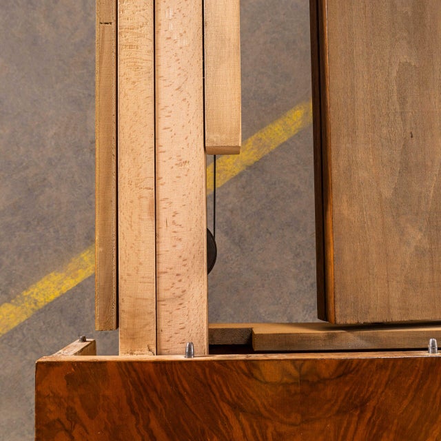 Vintage Rectangular Extendable Halabala Dining Table from Up Zavody, 1950s For Sale - Image 10 of 17