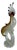 Murano Glass Bird in the style of Barovier & Toso, 1960s For Sale