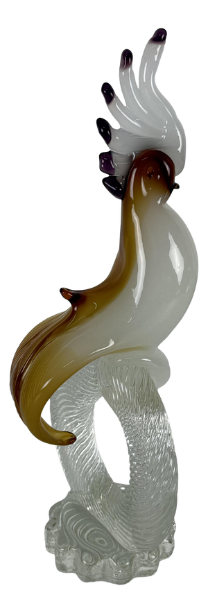 Murano Glass Bird in the style of Barovier & Toso, 1960s