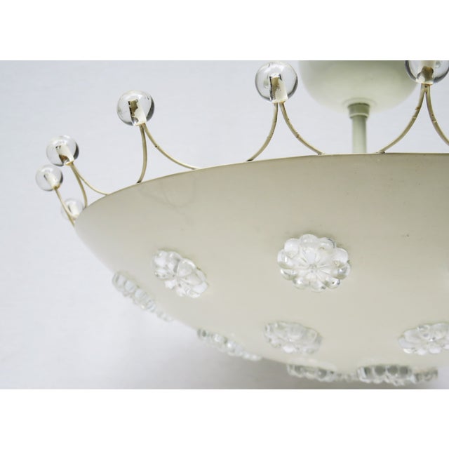 1950s Ceiling Light and Wall Lights from L. A. Riedinger Bronzewarenfabrik Gmbh, Augsburg, 1950s, Set of 3 For Sale - Image 5 of 18