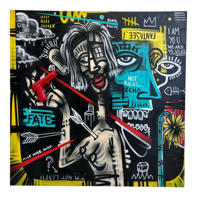 Jack Winthrop Neo- Expressionist Style Mix Media - The Wounded Healer Series 2021 For Sale