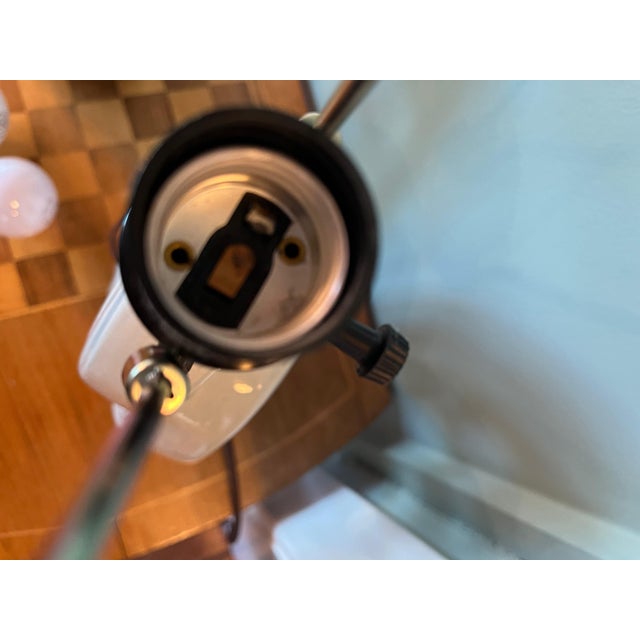 Mid 20th Century Pair Mid-Century Modern Art-Deco Style Lamps For Sale - Image 5 of 8