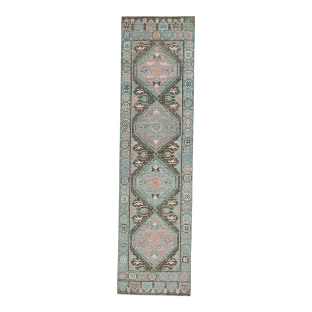 Turkish Oushak Rug 2'10" x 10'6" #20018 For Sale