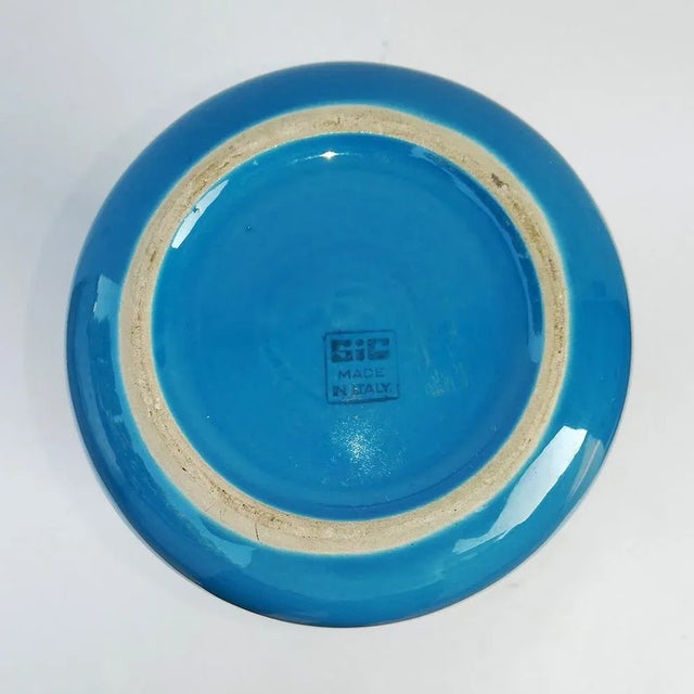 Modern Cylindrical Vase from SIC Italy, 1960s For Sale - Image 3 of 4