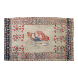 Mid 20th Century Turkish President Ataturk Rug