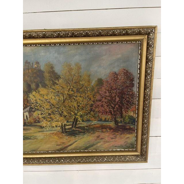 Landscape Composition, Oil Painting on Canvas For Sale - Image 4 of 7