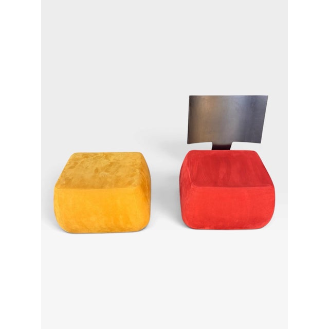 Pascal Mourgue Design for Ligne Roset "Tazia" 8 Piece Dining or Lounge Set - 2 Tables, 2 Chairs With Back and 4 Without. For Sale - Image 9 of 12