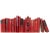 Mid-Century Modern Decorative Books - Vintage Orchard Books - Red Books By The Foot For Sale - Image 3 of 3