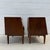 American of Martinsville Mid 20th Century Pair of American of Martinsville “Dania” Walnut Drop-Down Mid Century Modern Nightstands For Sale - Image 4 of 12