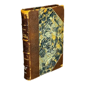 Antique Late 1800's Dante Divina Commedia Paradiso in Italian Gilded Leather Hc