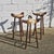 Vintage Brutalist Marbella Stools, 1960s, Set of 3 For Sale - Image 6 of 16