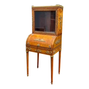 19th Century Louis XV Style Burlwood Ormolu Mounted Lady’s Desk.