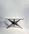 Welded Steel Form. Bronze Paint Finish. Sold without Glass. Photographed using a 39 7/8" Diameter Glass. We have one in...