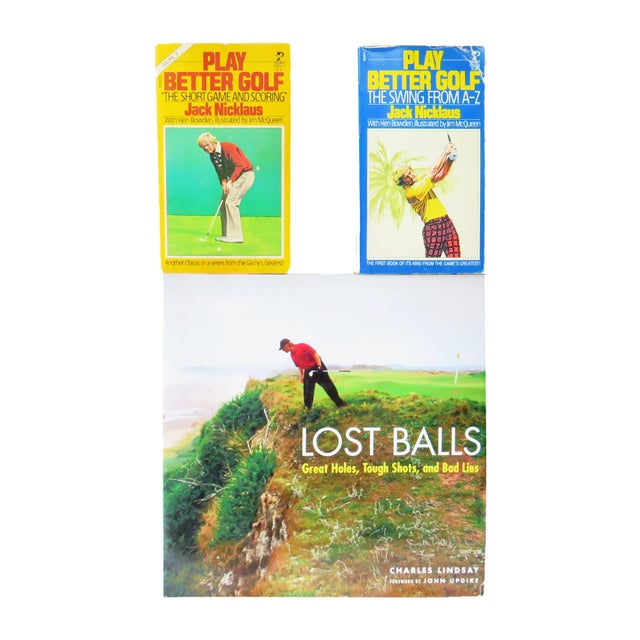 Last Call - Vintage 1st Edition Golf Books Set of 3 For Sale
