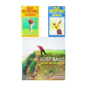 Last Call - Vintage 1st Edition Golf Books Set of 3