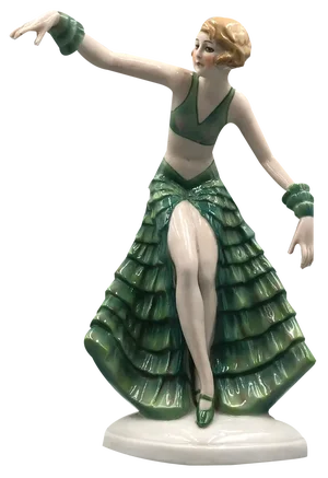 Art Deco Porcelain Dancer from Fasold & S Tauch