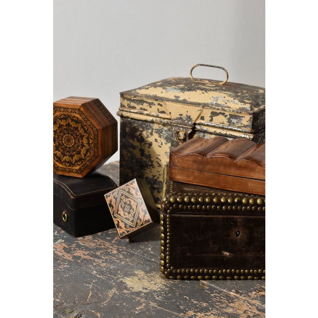 Antique Victorian Tunbridge Ware Mini Rectangular Inlaid Box, Circa Late 19th - Early 20th Century For Sale - Image 12 of 12