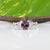 2020s 1.1ct Purple Spinel Ring With Earth-Mined Diamond Accents: Solid 14k Gold, 7x6mm, Size 6.75 For Sale - Image 5 of 9