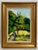 Gaston Sébire ( 1920 - 2001) Alle aux Arbres Oil on canvas Dimensions: h. 23.25 X w. 16.75. framed 29.5 X 22 inches Hand...