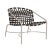 Brown Jordan Kantan Aluminum Vinyl Lounge Chair, Dove frame with Coffee fabric For Sale - Image 12 of 12