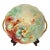 Antique Hand-Painted Bavarian Floral Cake Plate With Gold Trim Handles For Sale