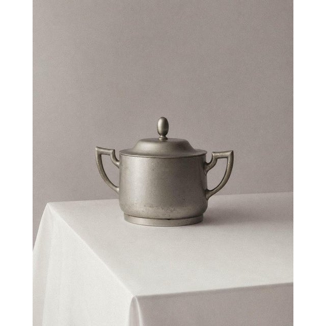 Vintage Classic Silver Plated Lidded Box with Handle, 1950s For Sale - Image 12 of 12