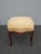 1940s Antique French Country Gold Bench Stool For Sale - Image 5 of 12