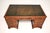 Vintage Georgian Style Pedestal Desk with Leather Top, 1930 For Sale - Image 6 of 11
