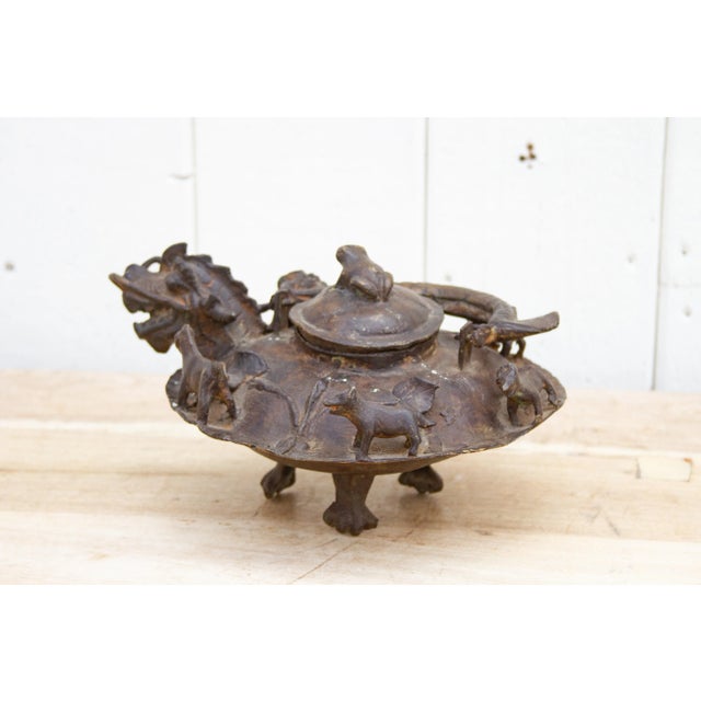 Large Ancient Dragon Tea Pot For Sale - Image 11 of 11
