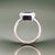 Natural Solitaire Tourmaline Ring 6.5 14k W Gold 2.25 TCW Certified For Sale - Image 13 of 13