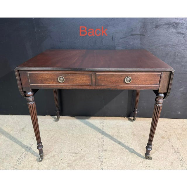 Georgian Sofa Table in the style of Gillows, 1820 For Sale - Image 13 of 18