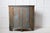 Folk art blue cabinet from the early 1800s. This antique corner cabinet is made in gustavian style in northern Sweden...