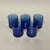 Glass 1980s Anchor Hocking Cobalt Blue Essex Rocks Glasses - Set of 5 For Sale - Image 7 of 8