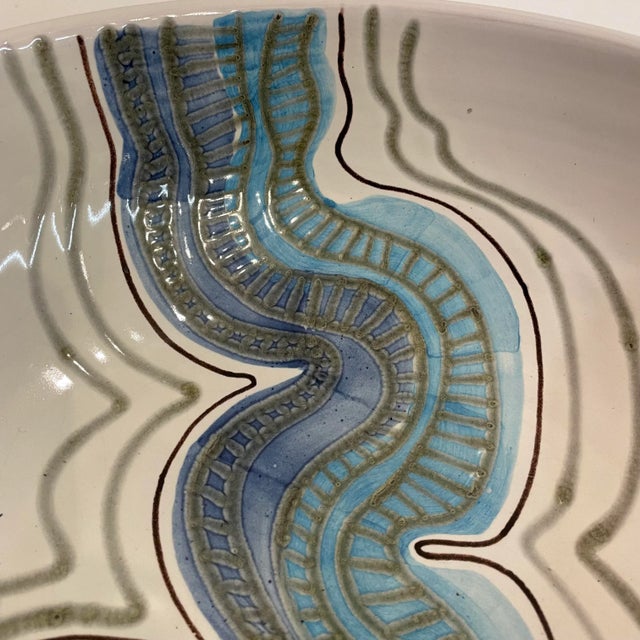 Ceramic Vintage Antonio Franchini Ceramic Bowl For Sale - Image 7 of 10