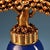 Late 20th Century Gilt Metal "Money Tree" Sculpture on Lapis Lazuli Base For Sale - Image 5 of 10