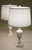 1940s Neoclassic Art Deco Empire Regency Modern Carrara Marble Urn Style Table Lamps For Sale - Image 9 of 12